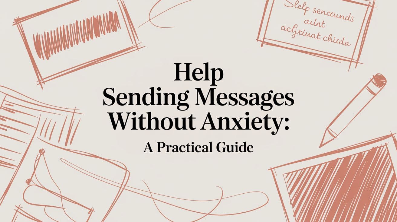Help Sending Messages Without Anxiety: A Practical Guide