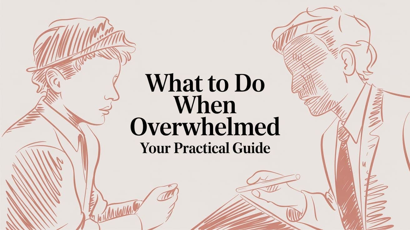 What to Do When Overwhelmed: A Practical Guide