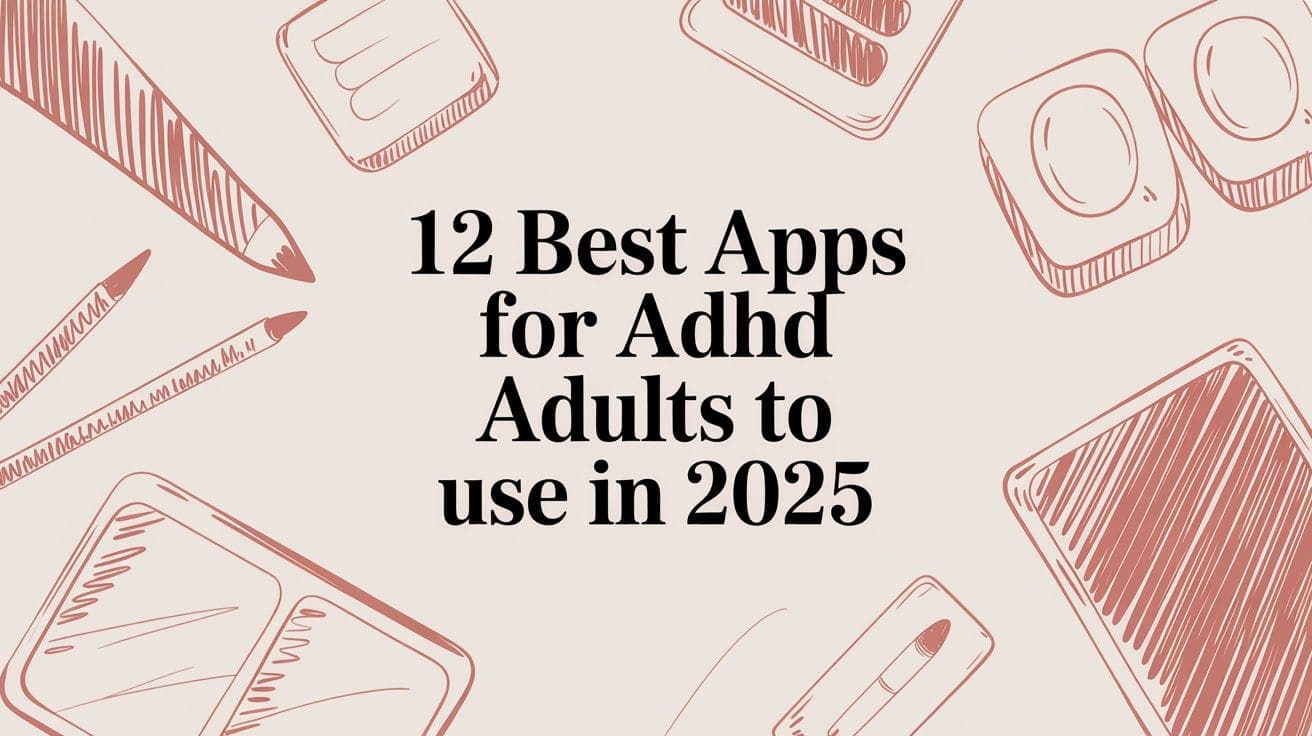 12 Best Apps for ADHD Adults to Use in 2025