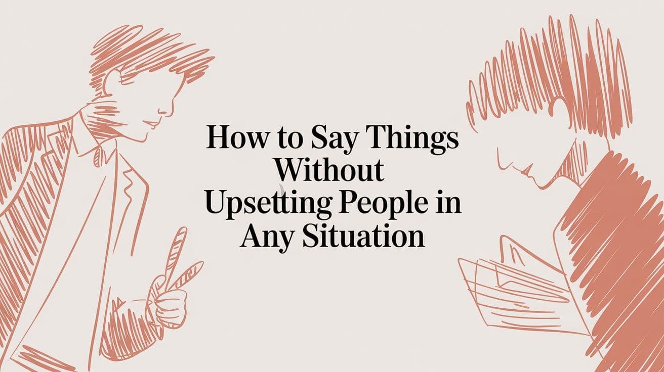 How to Say Things Without Upsetting People: A Practical Guide