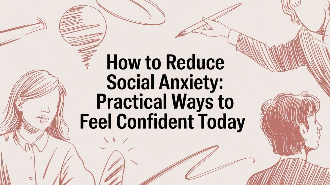 How to Reduce Social Anxiety: Practical Ways to Feel More Confident