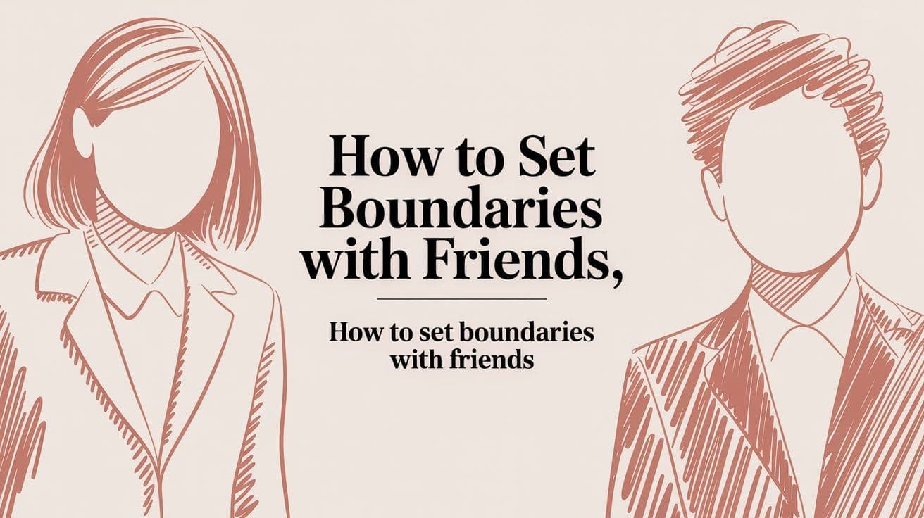 How to Set Boundaries With Friends