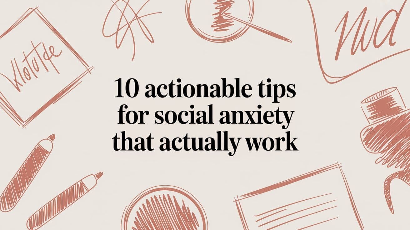 10 Actionable Tips for Social Anxiety That Actually Work