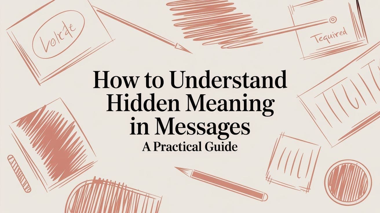How to Understand Hidden Meaning in Messages: A Practical Guide