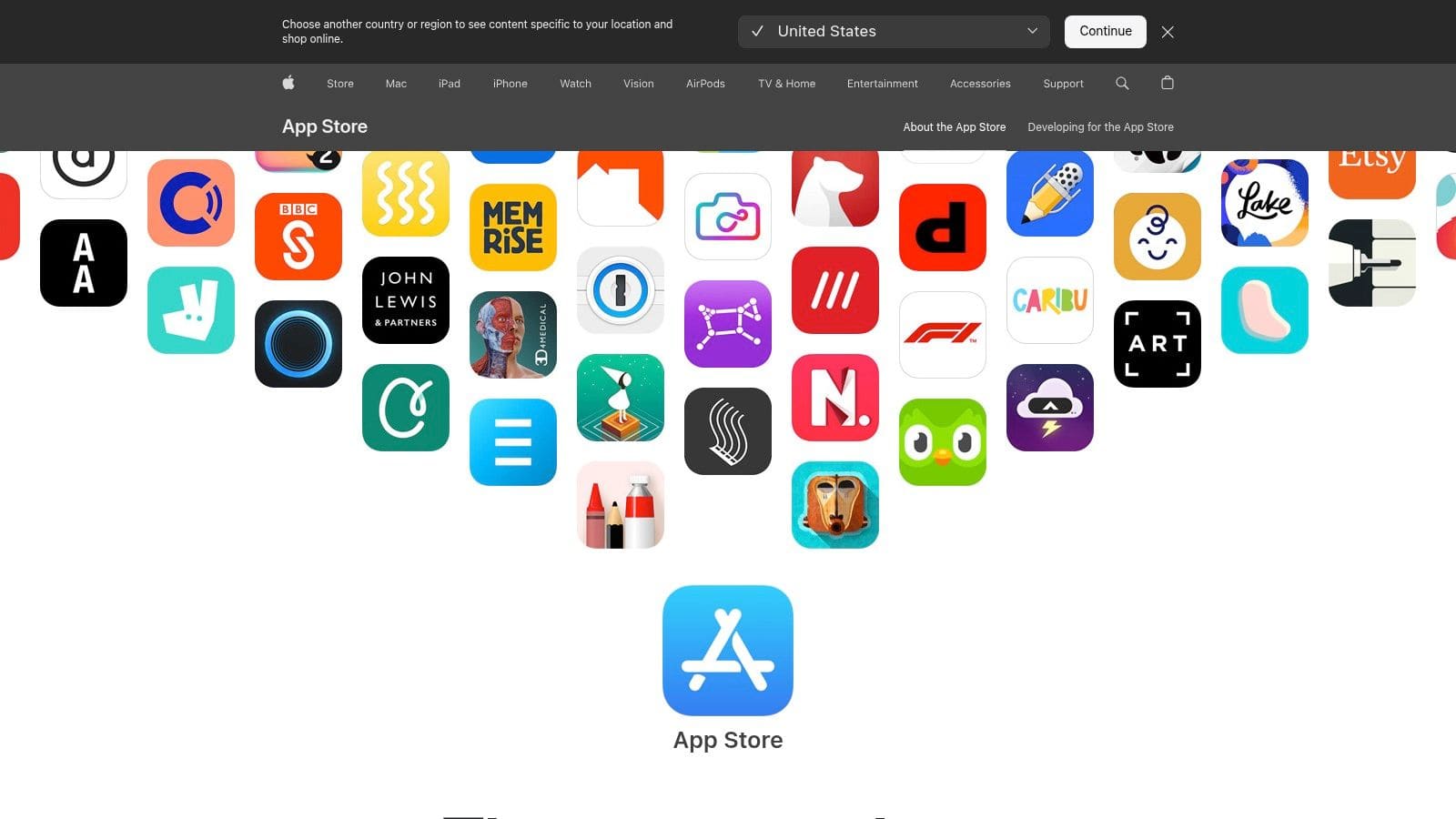 Apple App Store UK showing communication apps