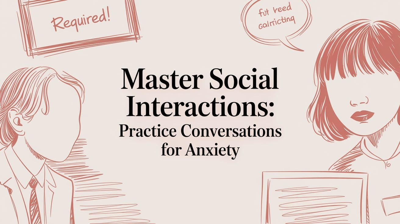 Master Social Interactions: Practice Conversations for Anxiety