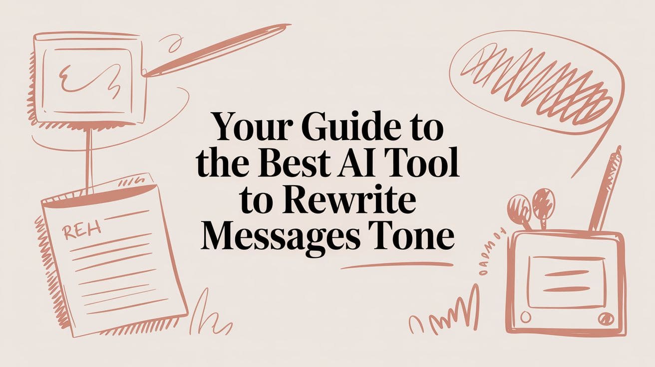 AI tool to rewrite message tone — sound less harsh in 2026