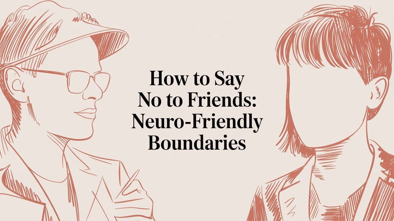 How To Say No To Friends: Neuro-Friendly Boundaries