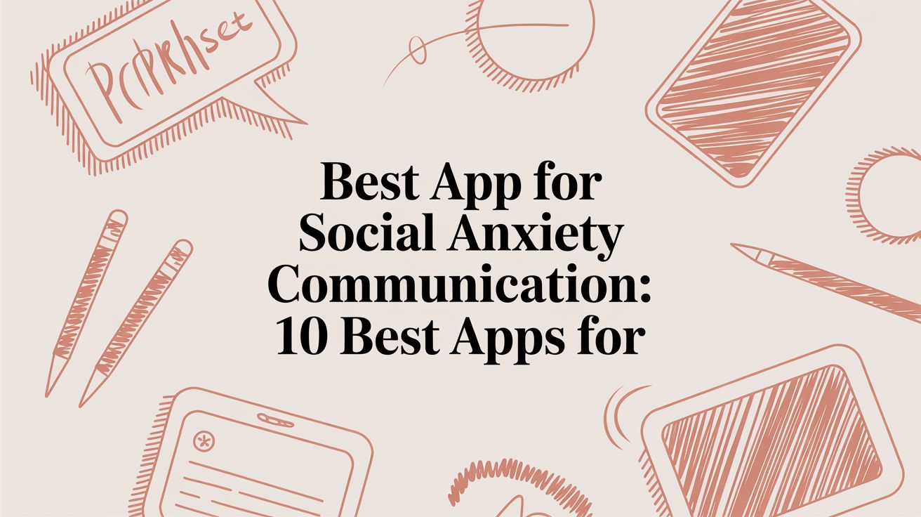 Best App for Social Anxiety Communication: 10 Best Apps for