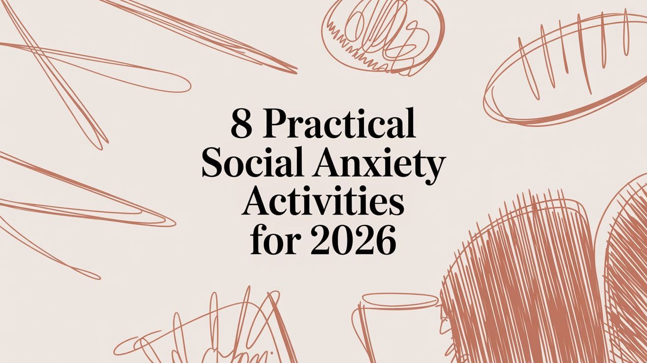8 Practical Social Anxiety Activities for 2026
