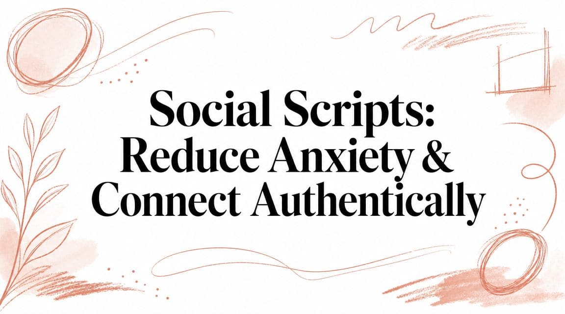 Social Scripts: Reduce Anxiety & Connect Authentically
