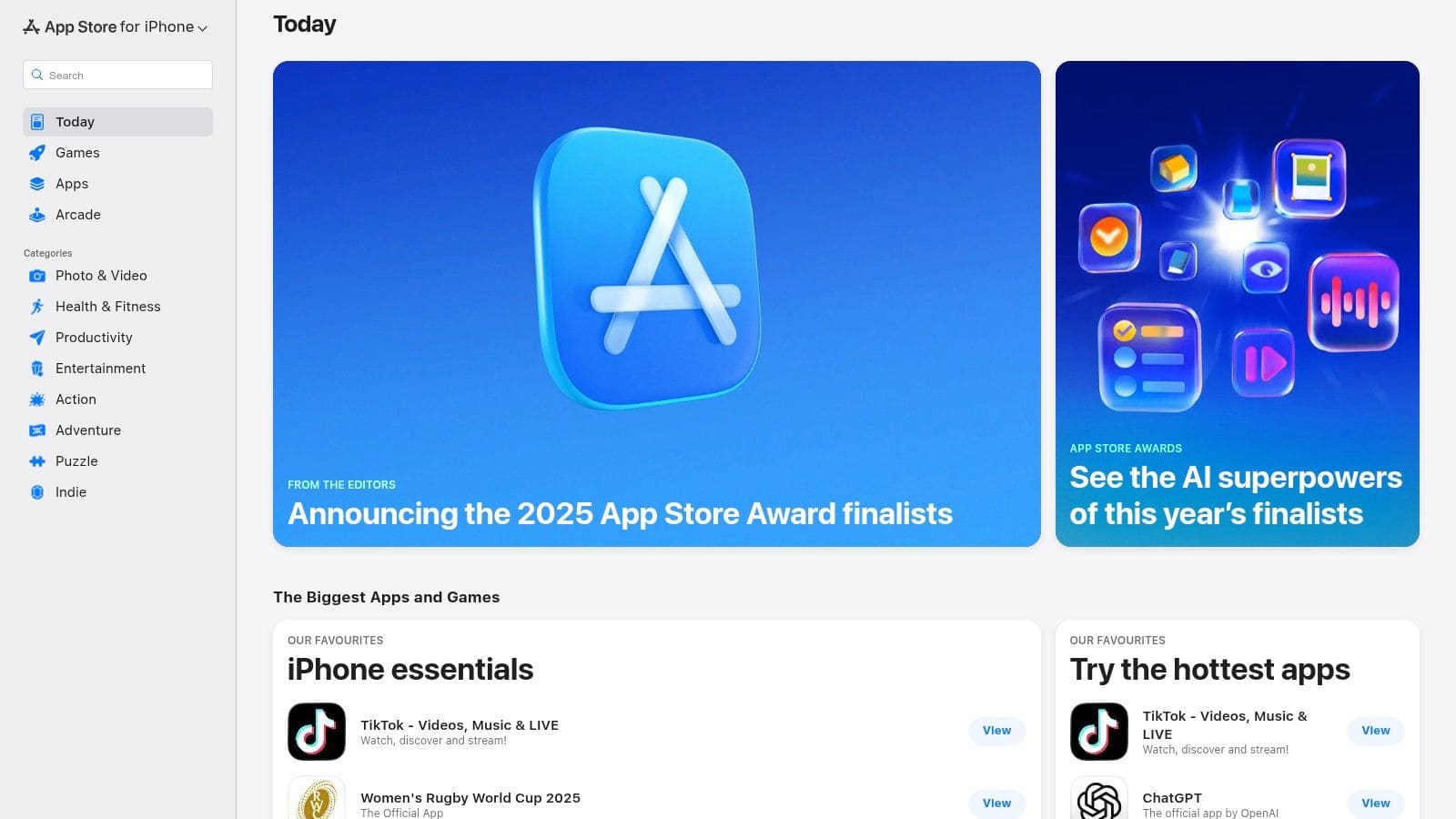 Apple App Store interface displaying mental health and mindfulness apps with privacy labels and editorial collections