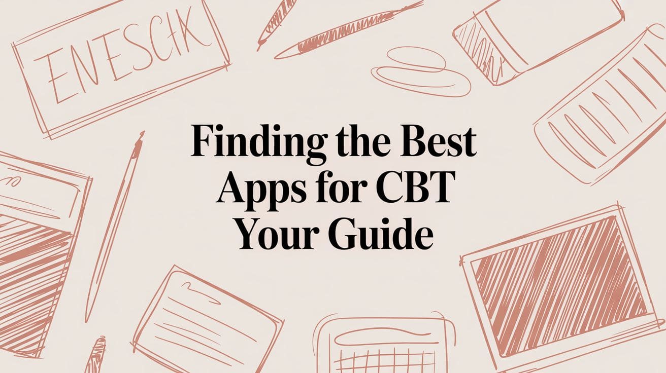 Choosing CBT apps: structured self-help, chat and communication tools