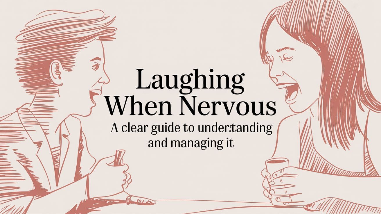 Laughing when nervous: what to say and how to take a pause