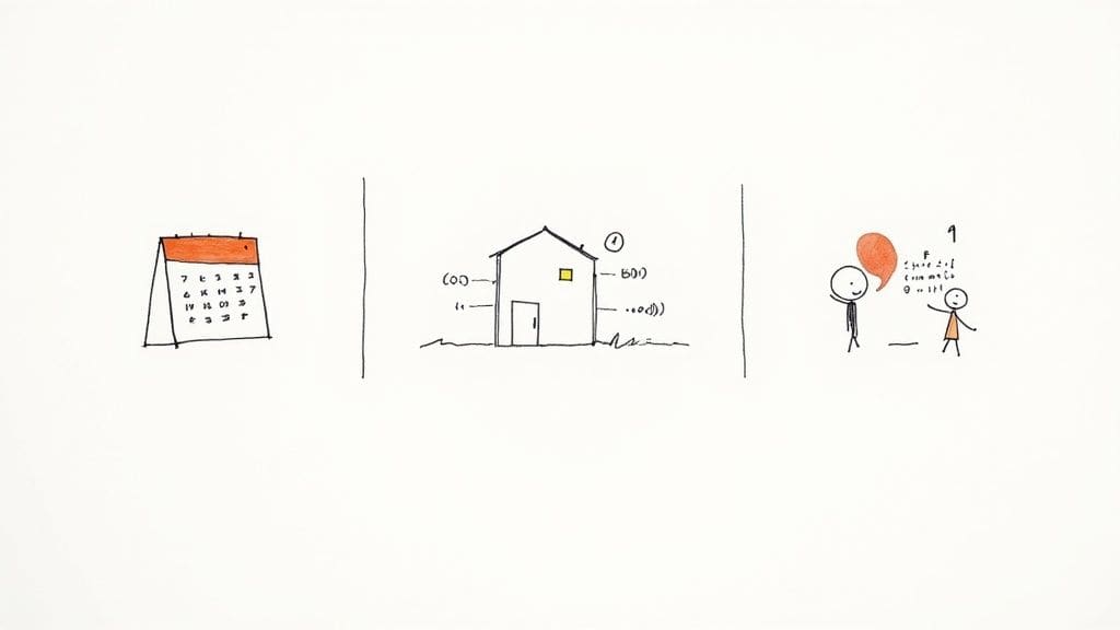 Person using smartphone with conversation scripts and communication tools for navigating difficult workplace and personal conversations