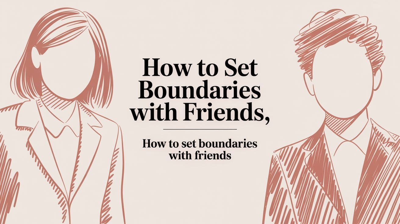 How to Set Boundaries With Friends