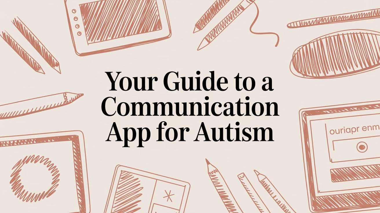 Choosing a communication app for an autistic adult’s appointments