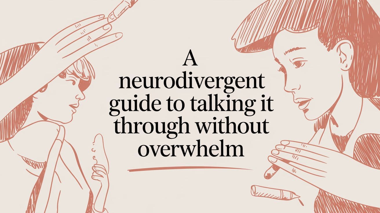 A Neurodivergent Guide to Talking It Through Without Overwhelm