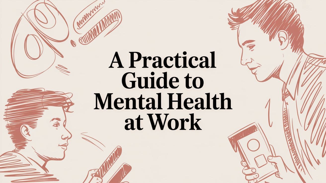 Supportive workplace environment promoting mental health and wellbeing