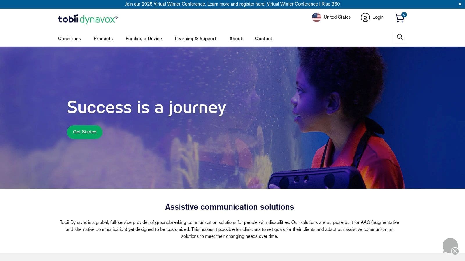 Tobii Dynavox TD Snap software and dedicated communication device