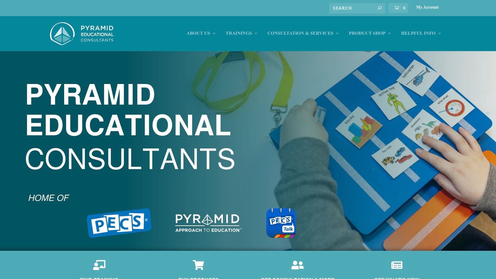 National Autism Resources visual supports and PECS communication materials