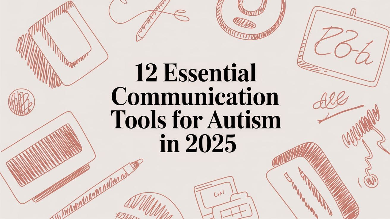 Choosing communication tools for autism with the person who will use them