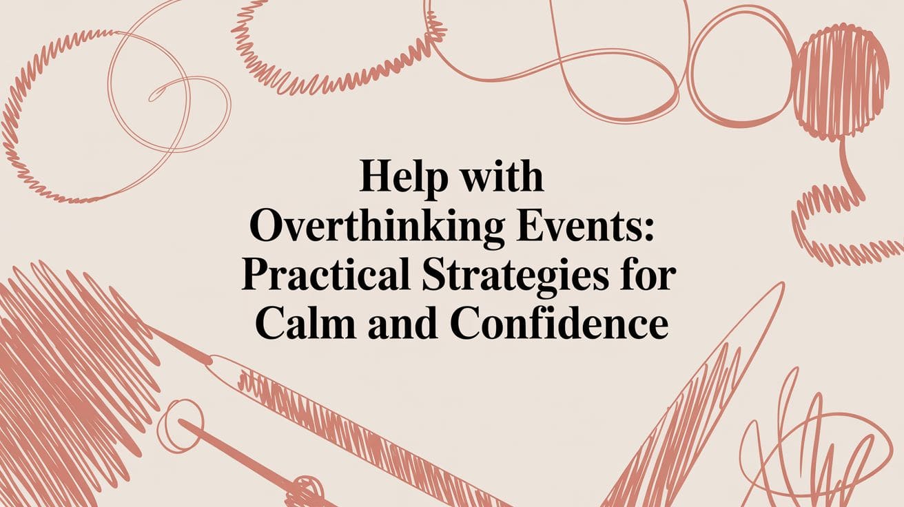 A Guide to Help with Overthinking Events: Practical Strategies for Calm and Confidence