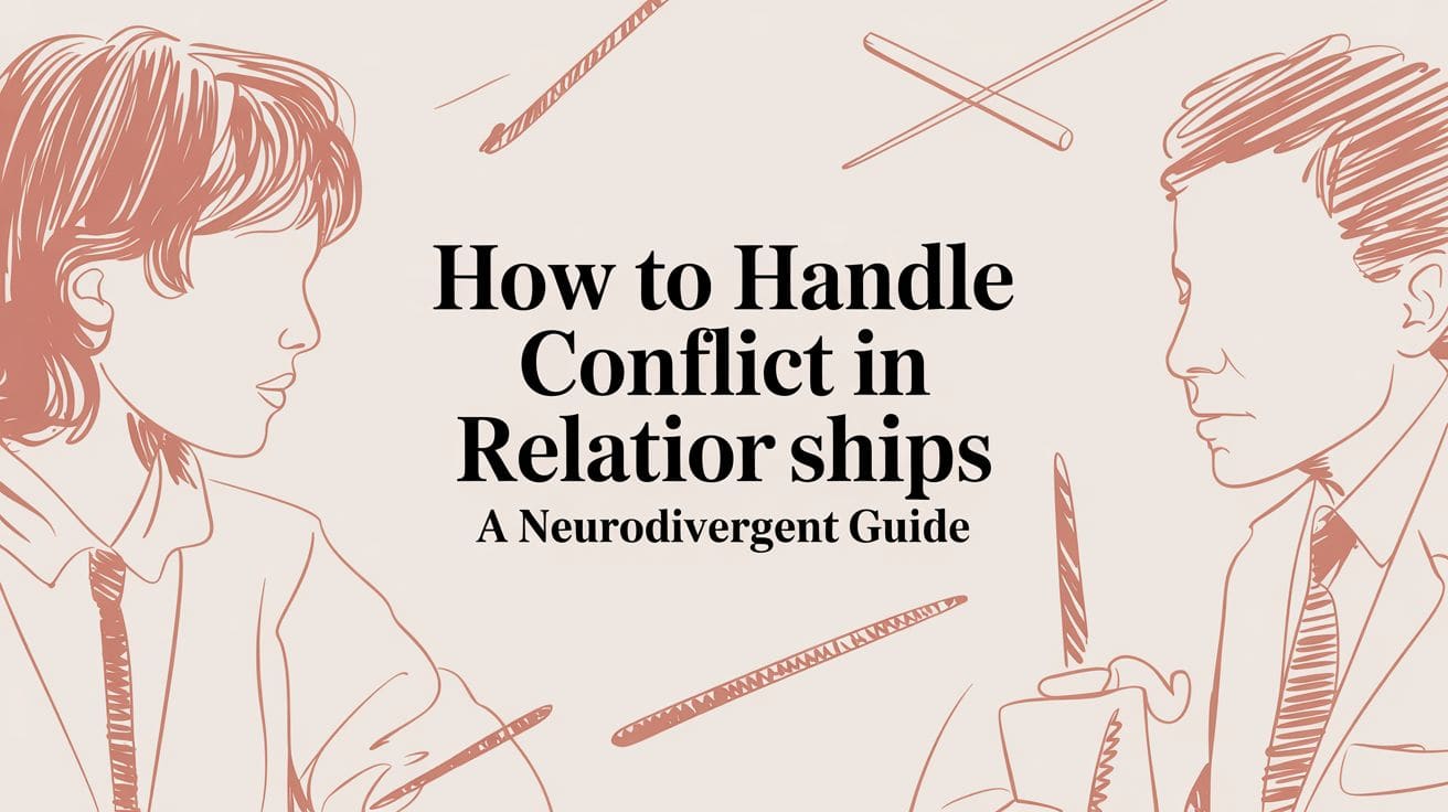 How to Handle Conflict in Relationships: A Neurodivergent Guide