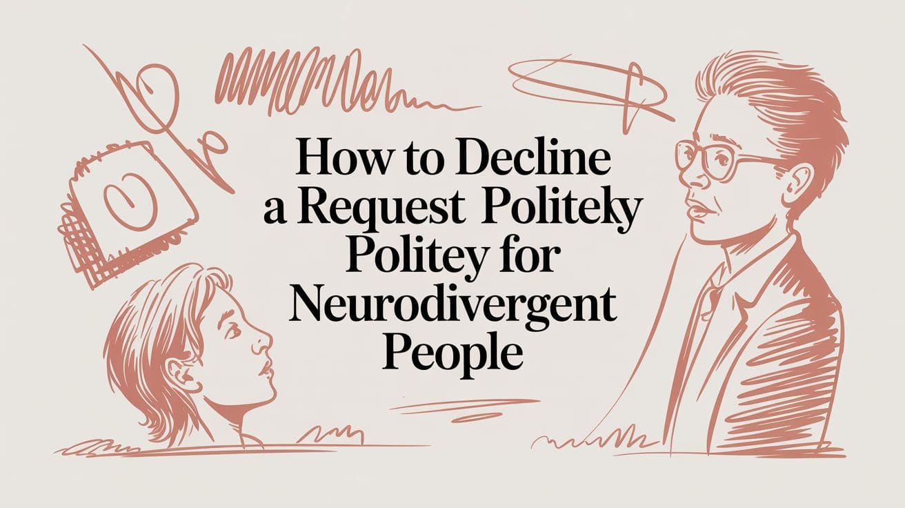 How to Decline a Request Politely: A Guide for Neurodivergent People