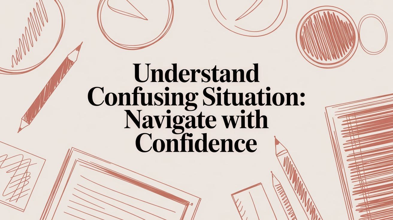 How to Understand a Confusing Situation: A Clear Guide