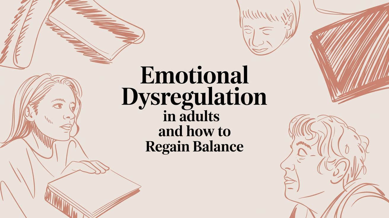 Emotional dysregulation in adults: describing the difficulty